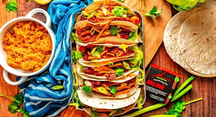 BBQ Pulled Chicken Tacos Recipe made with JD Seasonings 