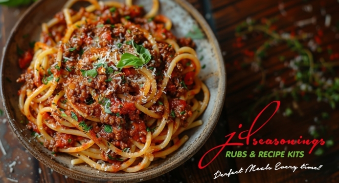 Delicious bolognese made with JD Seasonings