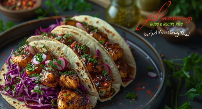 Cajun Cod Tacos Recipe made with JD Seasonings