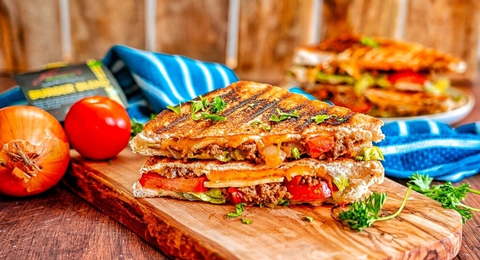 A recipe for Cheeseburger Toastie from JD Seasonings