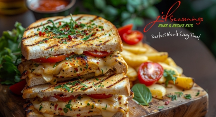 Coronation Chicken Panini Recipe made with JD Seasonings