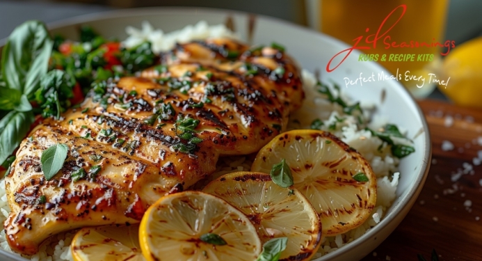 Crispy Parmesan Lemon Chicken Recipe made with JD Seasonings