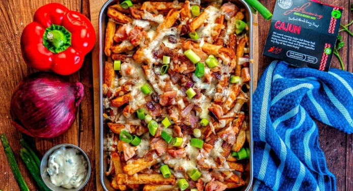 Dirty Cajun Fries Recipe made with JD Seasonings