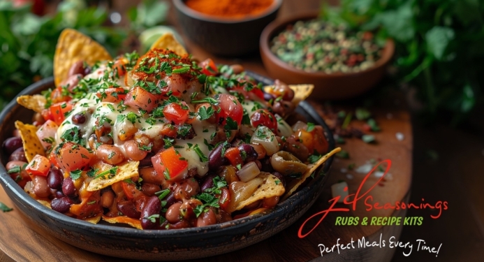 Five Bean Chilli Nachos Recipe made with JD Seasonings