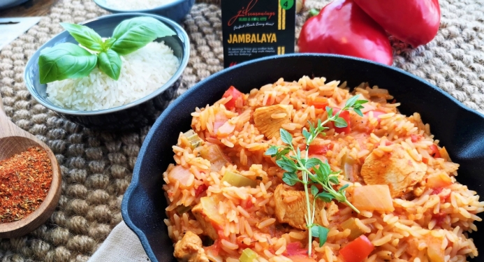 Delicious Jambalaya made with JD Seasonings