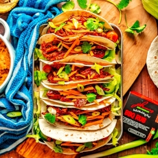 Maple BBQ Pulled Pork Tacos