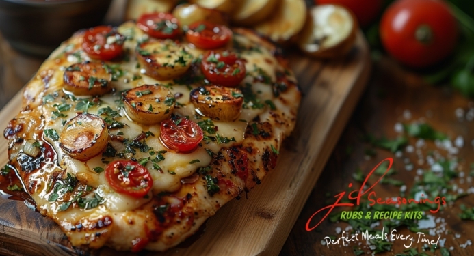 Margherita Pizza Chicken Recipe made with JD Seasonings