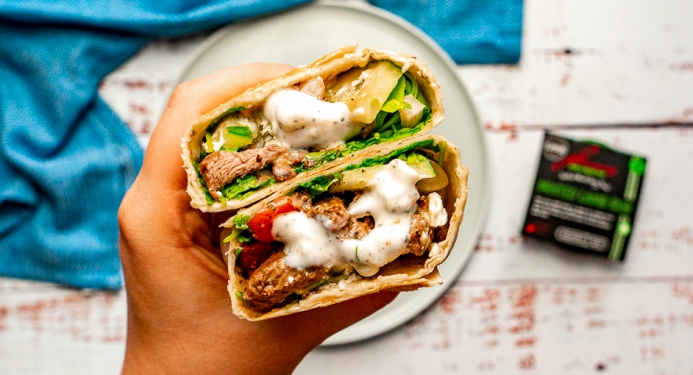 Minted Lamb and Feta Wraps Recipe made with JD Seasonings