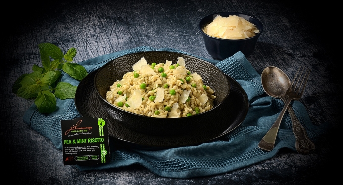 Pea & Mint Risotto Recipe made with JD Seasonings