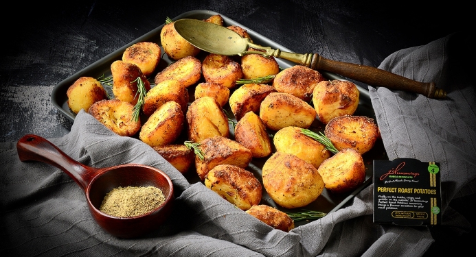 Delicious Perfect Roast Potatoes made with JD Seasonings
