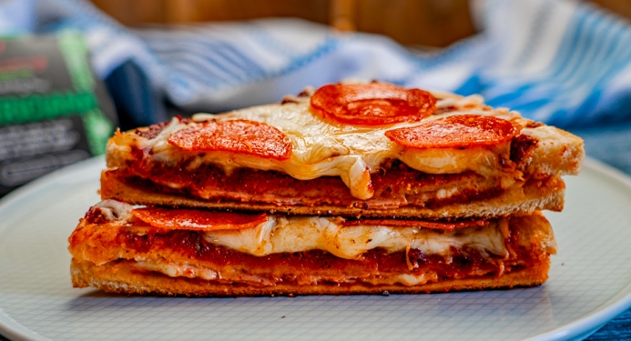 Pizza Toastie Recipe made with JD Seasonings