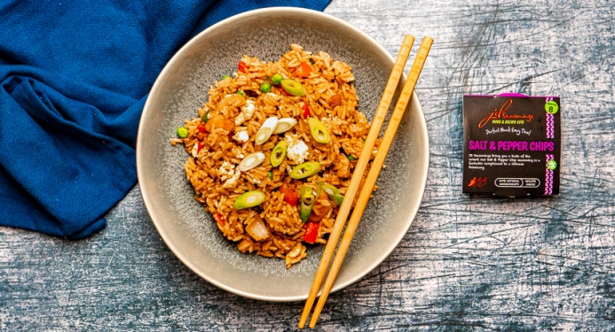 Salt and Pepper Special Fried Rice Recipe made with JD Seasonings