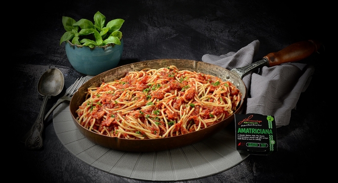 Spaghetti Amatriciana Recipe made with JD Seasonings