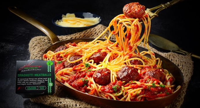 Delicious Spaghetti Meatballs made with JD Seasonings