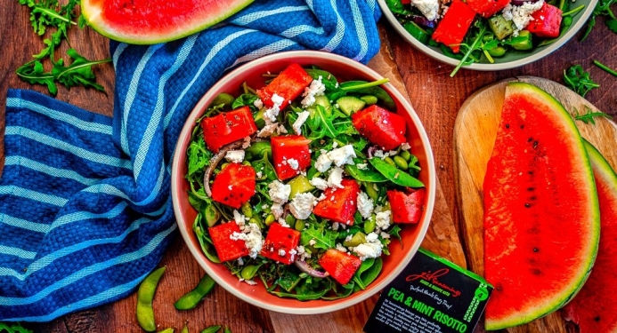 Watermelon Mint and Feta Salad Recipe made with JD Seasonings